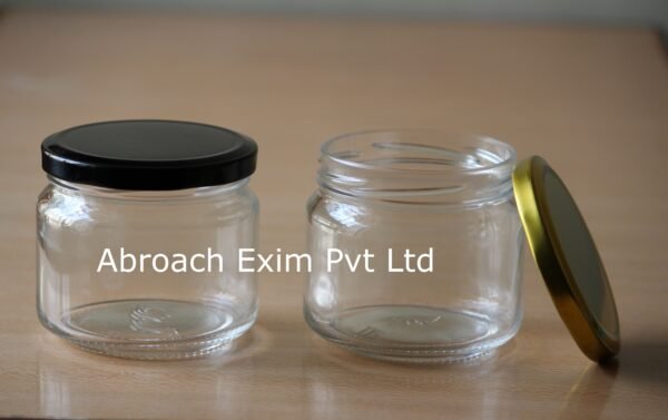 300 ml Clear Round Glass Jar
